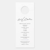 黒い手書き入力が邪魔しな結婚い ドアノブサイン (裏面)