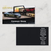 黒い打撃が付いているエキゾチックで多彩な機械 名刺 (正面/裏面)