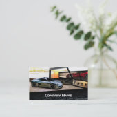 黒い打撃が付いているエキゾチックで多彩な機械 名刺 (スタンド正面)