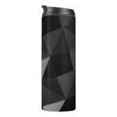 黒い折り畳みテクスチャ紙抽象芸術光沢折り紙 タンブラー (回転右)