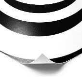 黒い抽象芸術の幻想花 フォトプリント            (角)