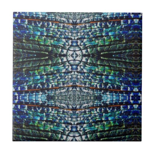 黒い抽象芸術タイル タイル (正面)