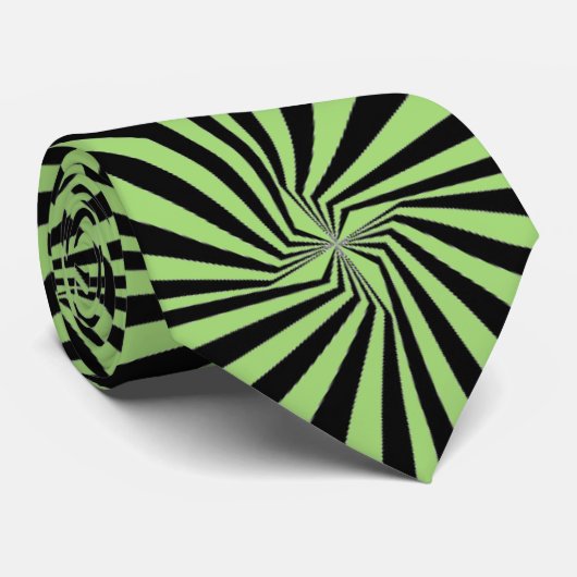 黒い抽象芸術幾何形状 ネクタイ (ロール)