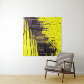 黒い抽象芸術絵を描（ばちゃばちゃ）跳ねるが明るい目に滴る タペストリー (インサイチュ)