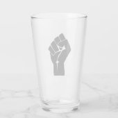 黒い拳を掲げて - 抵抗と抗議 タンブラーグラス (裏面)