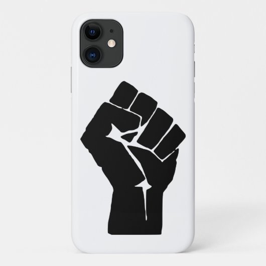 黒い拳を掲げて - 抵抗と抗議 Case-Mate iPhoneケース (裏面)