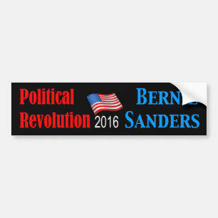 黒い政治Rev.Bernie バンパーステッカー