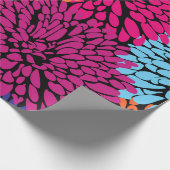 黒い数々の包み紙 ラッピングペーパー (角)