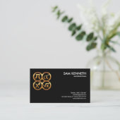 黒い数学の揺らめく同等化の数学の個人教師の先生 名刺 (スタンド正面)