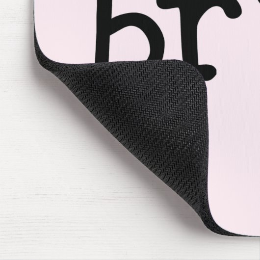 黒い文字花嫁のTシャツおよびギフト マウスパッド (コーナー)