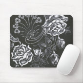 黒い新しいフローラ...mousepad マウスパッド (マウス)