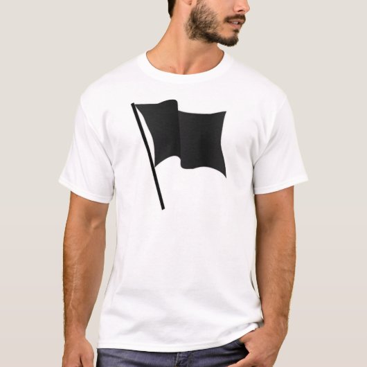 黒い旗 Tシャツ (正面)