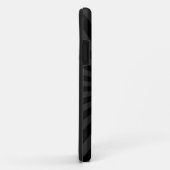 黒い日が差すことを飛ばす航空機のセスナのシルエット Case-Mate iPhoneケース (裏面/右)