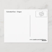 黒い日没の郵便はがき ポストカード (裏面)