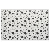 黒い星パターン ファブリック (ファットクウォーター)