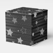 黒い星パターン フェイバーボックス (正面サイド)