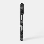 黒い星パターン iPhone 16ケース (右側面)