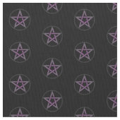 黒い星形五角形の祭壇の布材料 ファブリック (クローズアップ)