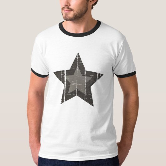 黒い星2 Tシャツ (正面)