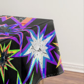 黒い星。 テーブルクロス (インサイチュ)