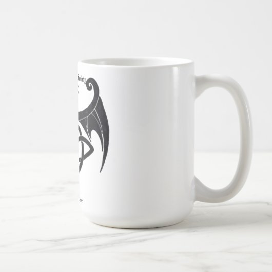 黒い月の社会の忠節なメンバーのドラゴンのマグ マグカップ (右)