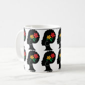 黒い月履歴 コーヒーマグカップ (正面左)