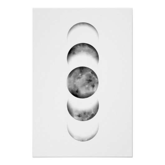 黒い月相 ポスター (正面)