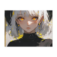 黒い服を着たアニメの女の子、ポストクロッシング