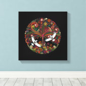 黒い木 キャンバスプリント (インサイチュ (ウッドフロア))