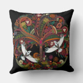 黒い木 クッション (裏面)