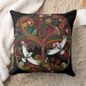 黒い木 クッション (ブランケット)