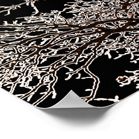 黒い木 ポスター (角)