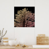 黒い木 ポスター (キッチン)