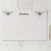 黒い未亡人スパイダーズ三角形のくもの巣 ペーパーパッド (インサイチュ)