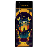 黒い本の魔法の領域 ワインギフトバッグ (正面)