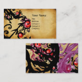 黒い果実が渦巻く 名刺 (正面/裏面)