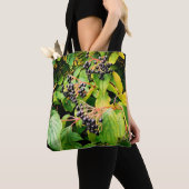 黒い果実 トートバッグ (クローズアップ)