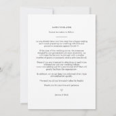 黒い枝シックなコラージュ6枚結婚の写真 (裏面)