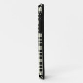 黒い格子縞の普遍的なiPhone 5の場合 Case-Mate iPhoneケース (裏面/左)