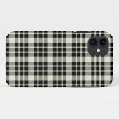黒い格子縞の普遍的なiPhone 5の場合 Case-Mate iPhoneケース (裏面(横))