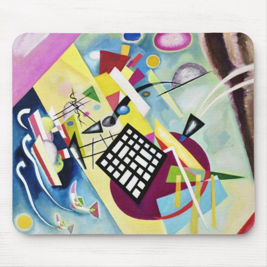 黒い格子 マウスパッド (正面)