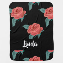 黒い桃色のバラ