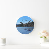 黒い森のティティシー湖     ラウンド壁時計 (ホーム)