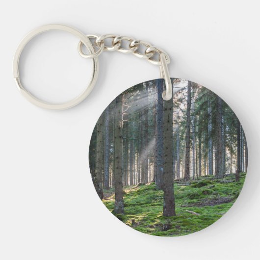黒い森の日の光 キーホルダー (正面)