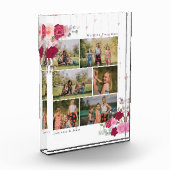 黒い植物モダンフローラMOM 6フォトコラージュ フォトブロック (左)