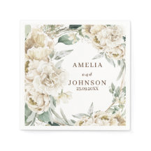 黒い植物性の緑のシンプル冬の結婚式