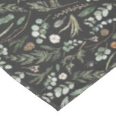 黒い植物性エレガントモダン家族のギフトデコル テーブルクロス (アングル)