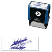 黒い植物 セルフインキングスタンプ (インサイチュ)