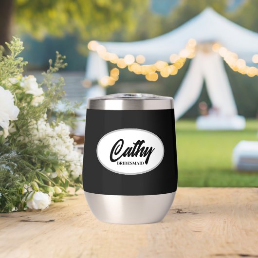 黒い様式化された名結婚前の花嫁 (ウェディング (回転後))