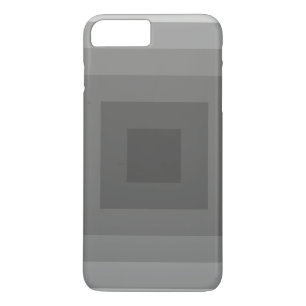 黒い正方形の幾何学的 iPhone 8 PLUS/7 PLUSケース